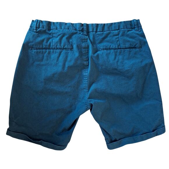 Scotch & Soda Womens Shorts Forest Green High Rise Belt Loops Preppy Size 32 W - Picture 4 of 10